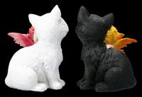 Flowers Fairies Figurines with Cats