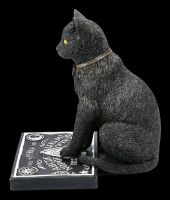 Katzen Figur mit Witchboard - Ouija Cat