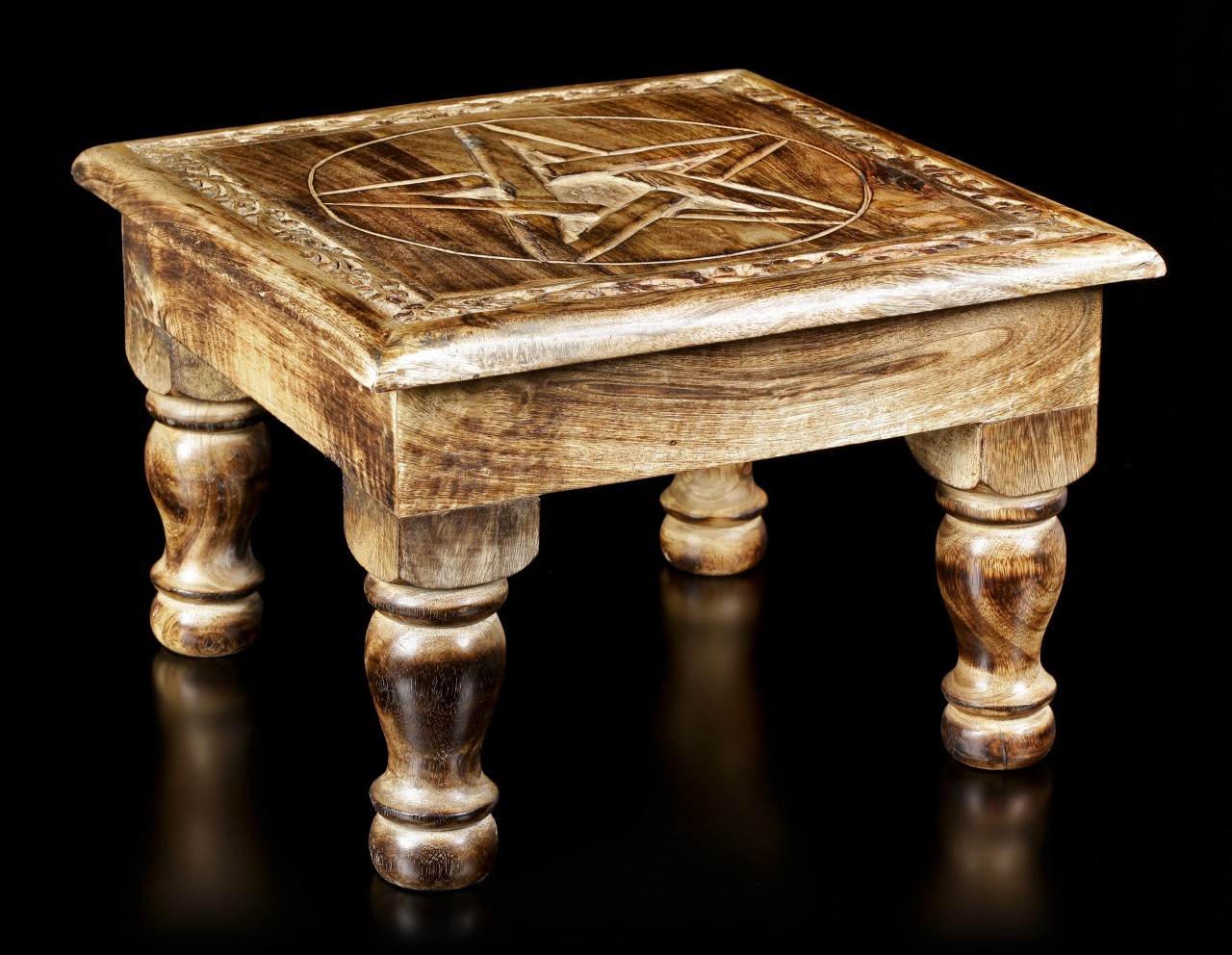 Altar Table with Border - Pentagram