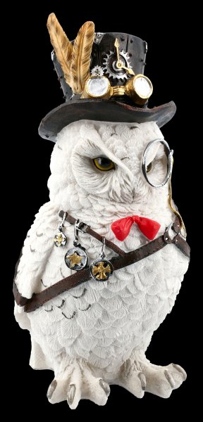 Steampunk Cogsmiths Owl Figurine