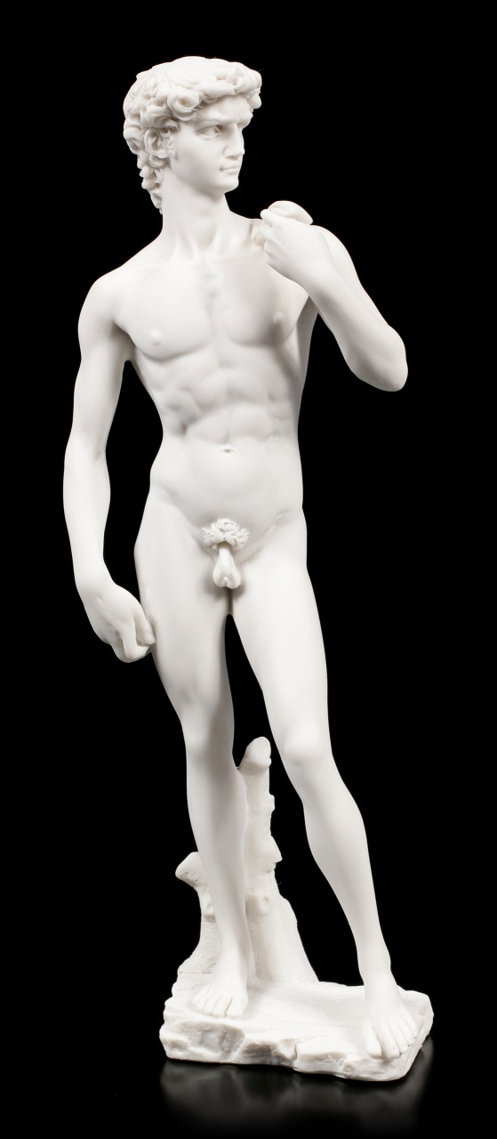 David Figurine white by Michelangelo