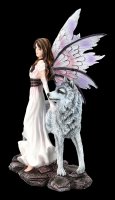 Fairy Figurine - Alari with her Wolf