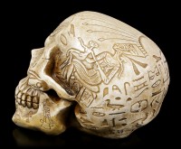 Skull with Hieroglyphics - The Egyptian