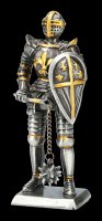 Pewter Knight Figurine with Mace
