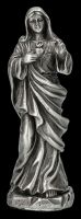 Saint Figurine Pewter - Immaculate Heart of Mary