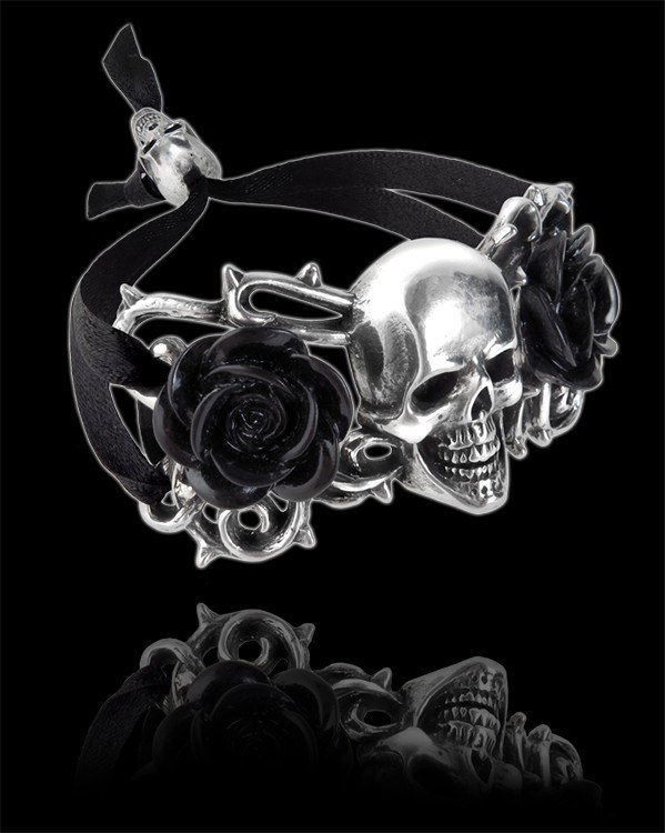 Alchemy Gothic Armschmuck - Skull & Briar Rose