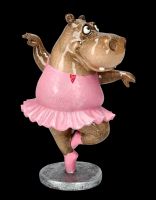 Funny Hippo Figurine - Ballerina