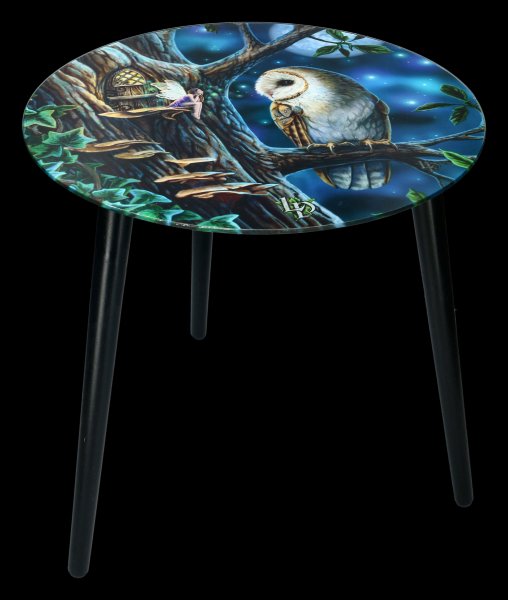 Side Table with Owl - Fairy Tales
