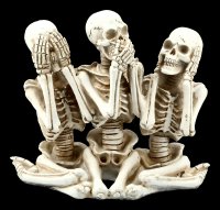 Skeleton Figurines - No Evil