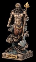 Poseidon Figur klein - Olympischer Gott des Meeres