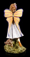 Elfen Figur - Shanty mit Blumen und Hase