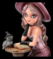 Witch Figurine - Agatha learning