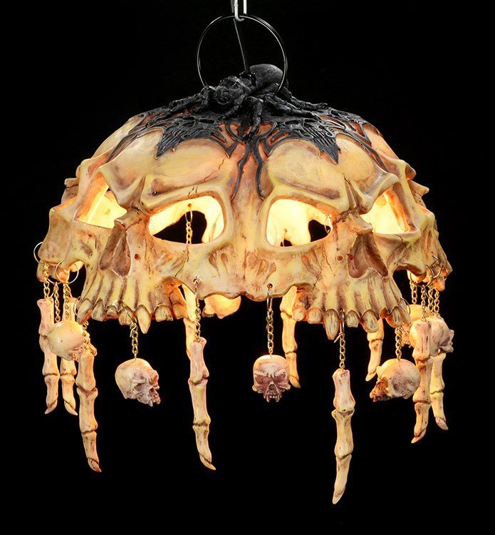 Mexikanischer Totenkopf Lampe
