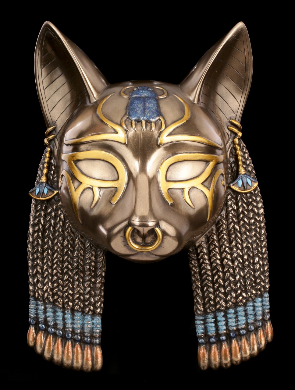 Bastet Maske - Altägyptische Göttin der Fruchtbarkeit