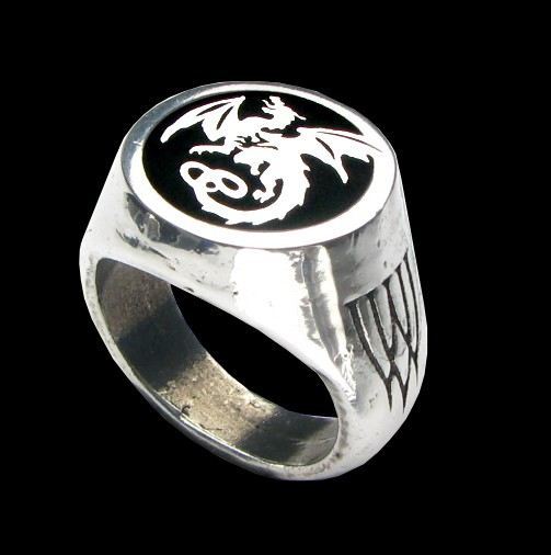 Alchemy Gothic Ring - Wyverex Dragon Signet