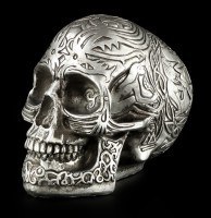 Celtic Skull - Silver-Colored