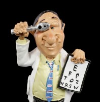 Funny Job Figur - Augenarzt mit Ophthalmoskop