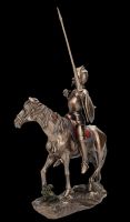 Don Quijote Figur auf Pferd mit Lanze
