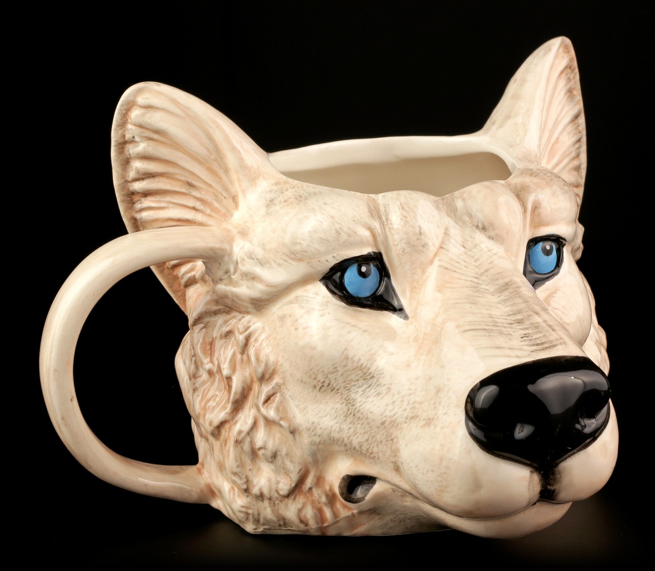 Keramik Tasse - Wolf