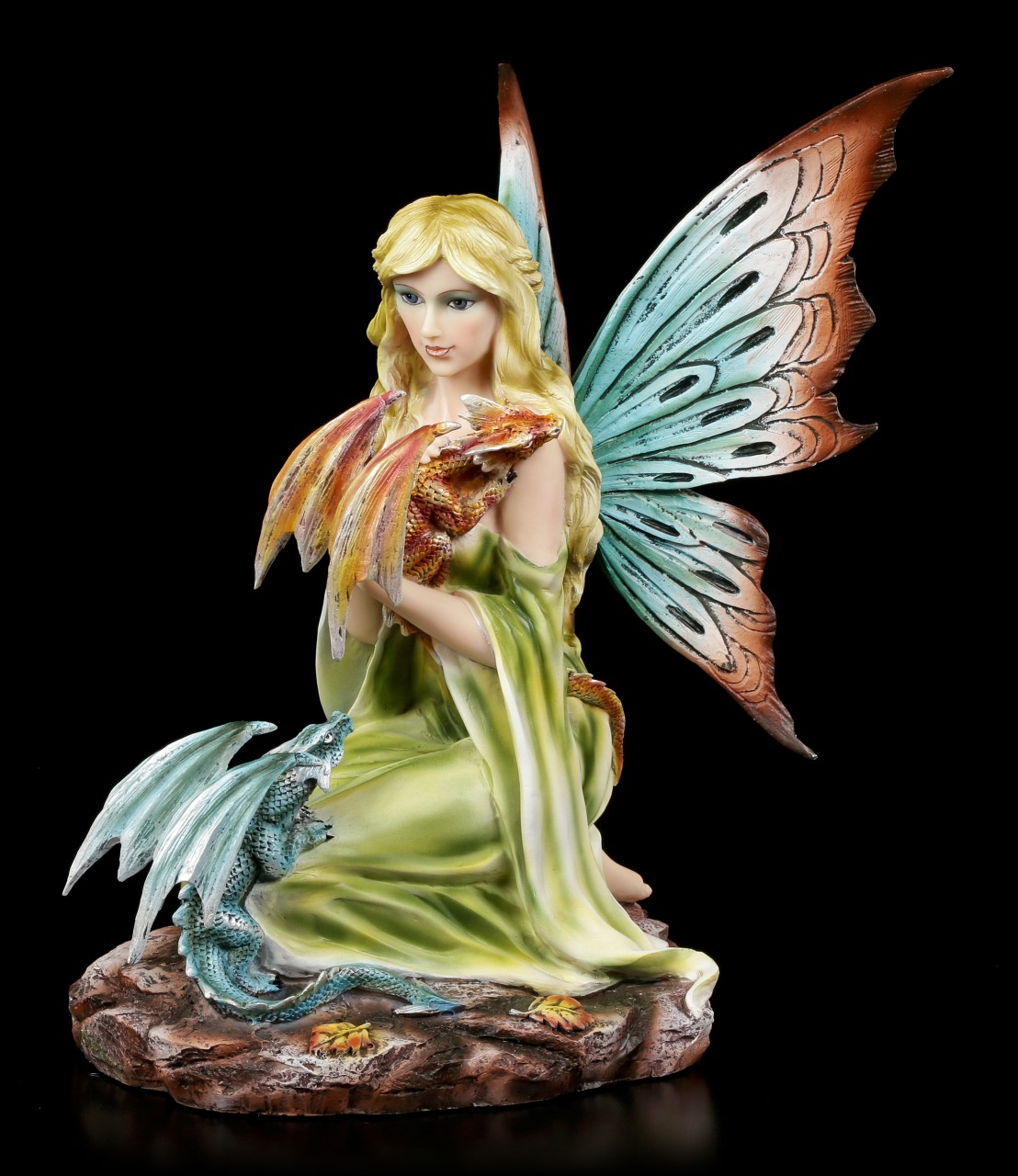 Fairy Figurine - Daleone with two Dragons