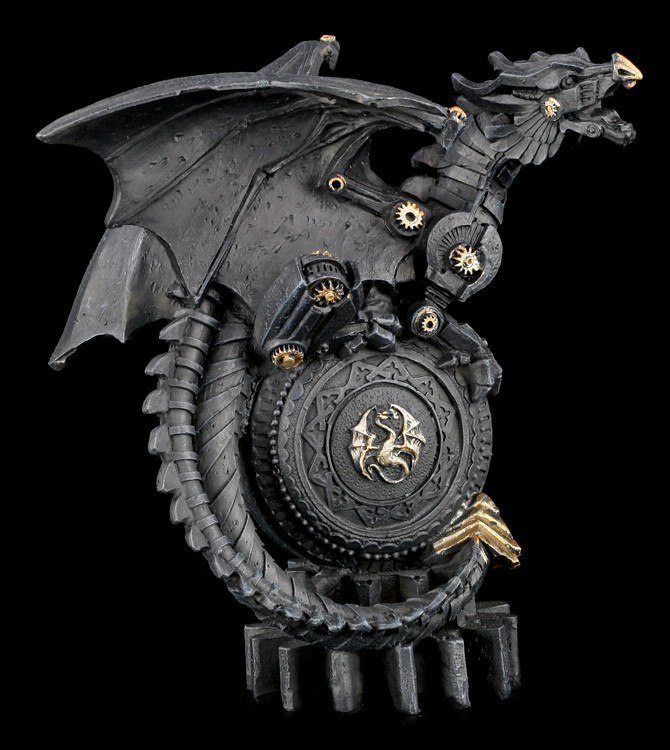 Steampunk Dragon Figurine - The Mechanic