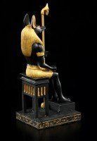 ägyptischer Gott Anubis auf Thron