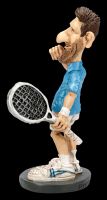 Tennisfigur - Lustiger Tennisspieler by Warren Stratford