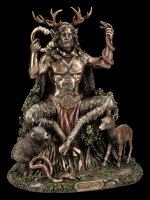 Cernunnos Figur - Keltischer Gott mit Tieren