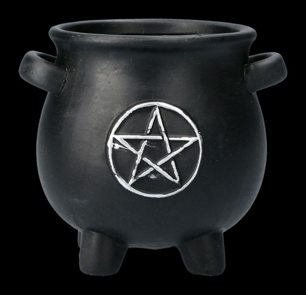 Plant Pot Cauldron - Pentagram