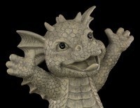Garden Figurine - Welcoming Dragon - Hello
