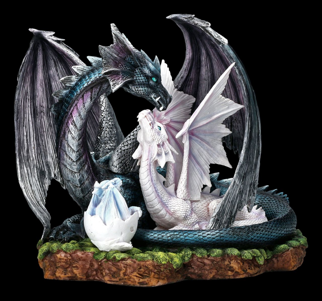 Dragon Figurine - Mother with Baby