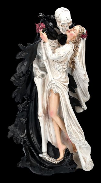 Skeleton Figurine - Dark Lord Kissing His Bride