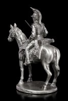 Zinn Soldaten Figur auf Pferd