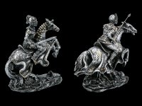 Knight Figurines Set on Horses