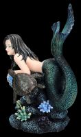Mermaid Figurine - Tatana with Turtle