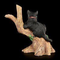 Witches Cat - Onyx on Tree