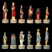 Schachfiguren Set - Römer vs. Griechen