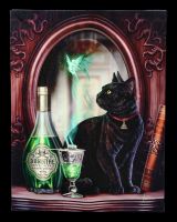 Small Canvas with Cat - Absinthe