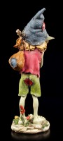 Pixie Figurine - Boy with Bindall over Shoulder