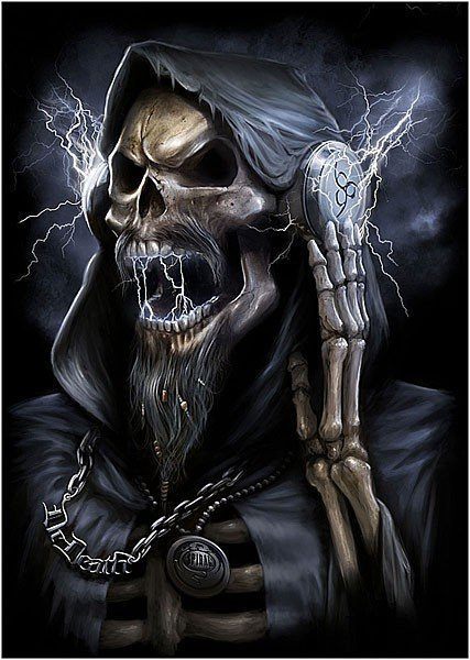Dead Beats - Spiral Reaper Posterflag