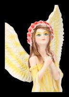 Angel Figurine in Yellow Dress Praying