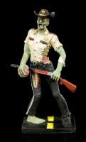 Zombie Figurine - Sheriff with Gun