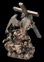 Engel Figur - Kreuz Tragend