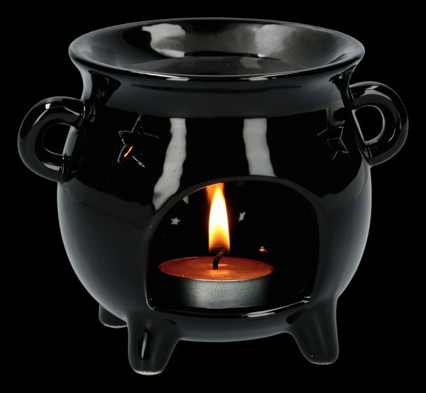 Keramik Duftlampe - Hexenkessel