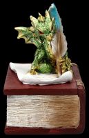 Box Dragon on Book - The Scribe Box