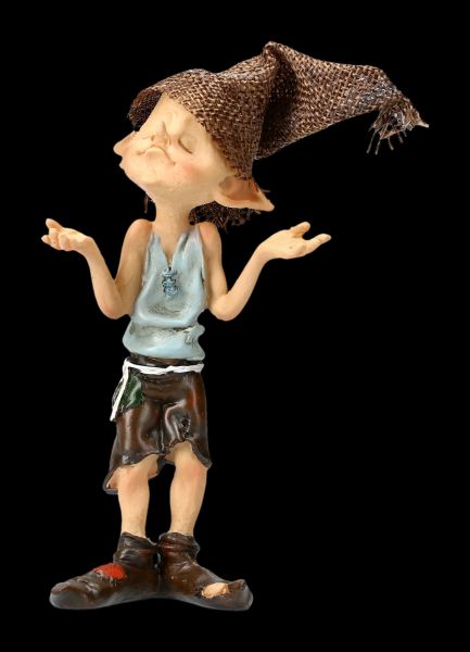 Pixie Goblin Figurine - I don't know anything