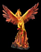 Phoenix Figurine rises from Flames