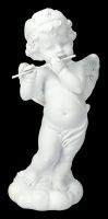 Engel Figur - Putte spielt Flöte