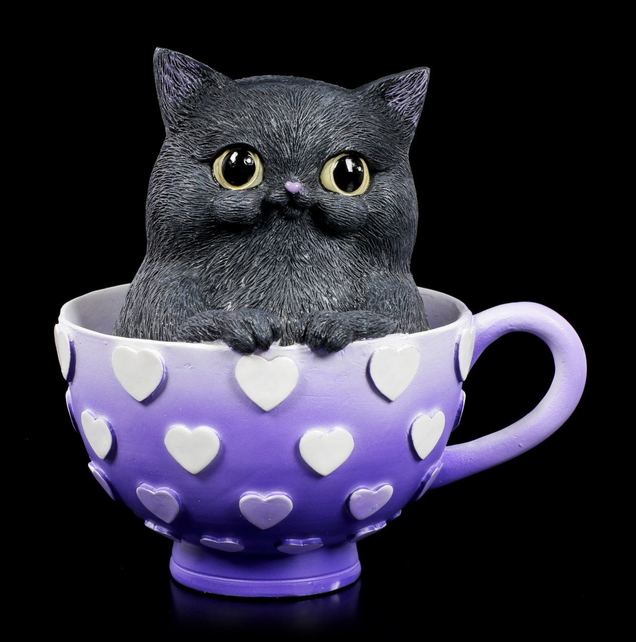 Cat Figurine - Cutiecat in Cup