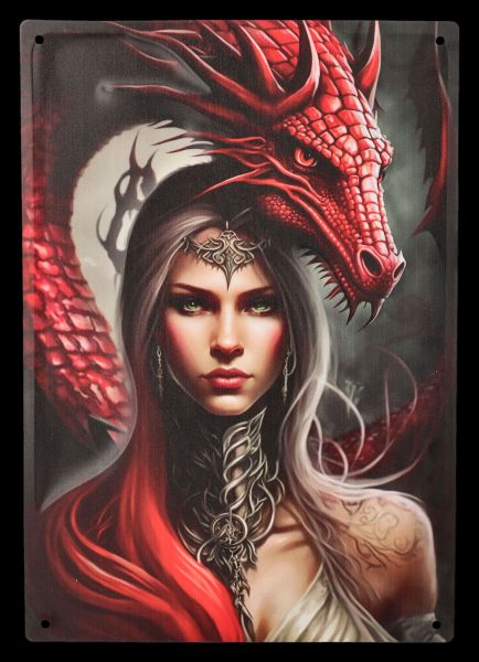 Metal Sign - Guardian of the Red Dragon